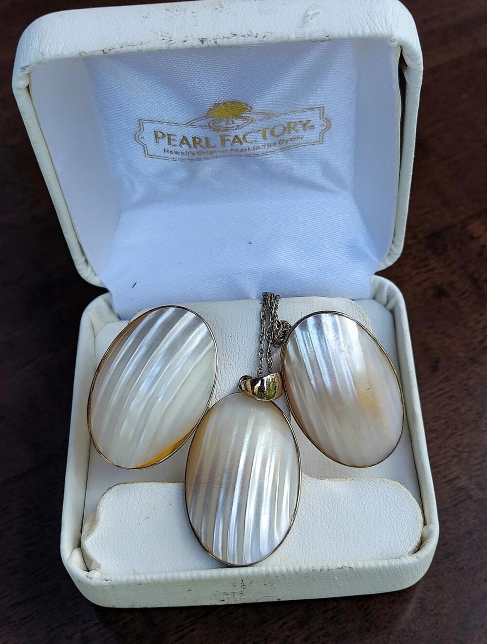 Pearl Factory Sterling Silver Necklace And Earrings Set